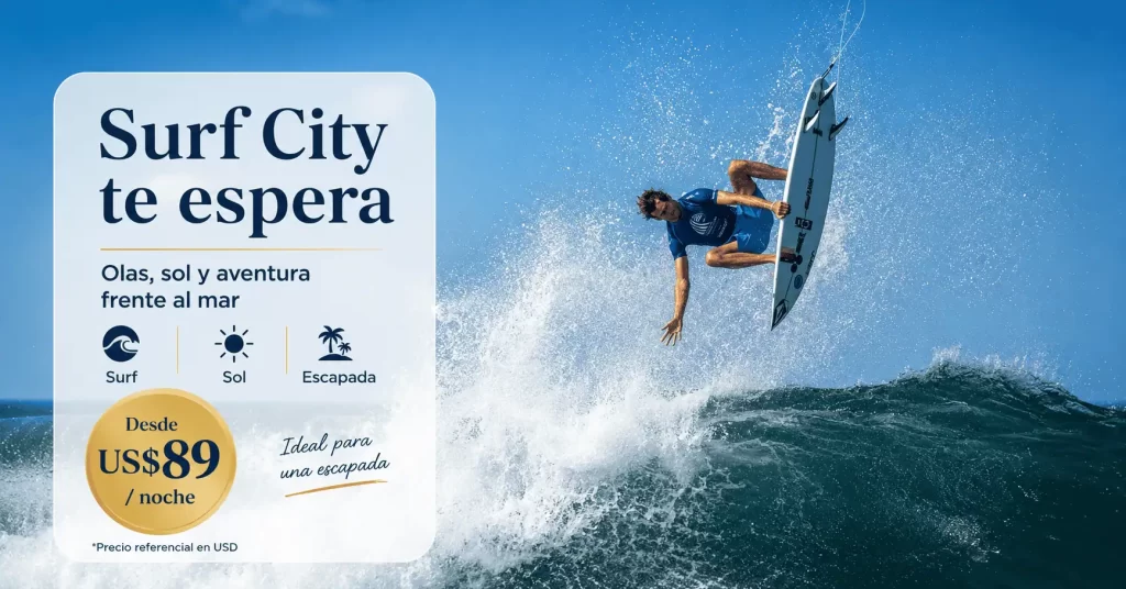 Descubre Surf City y vive una escapada que vale la pena